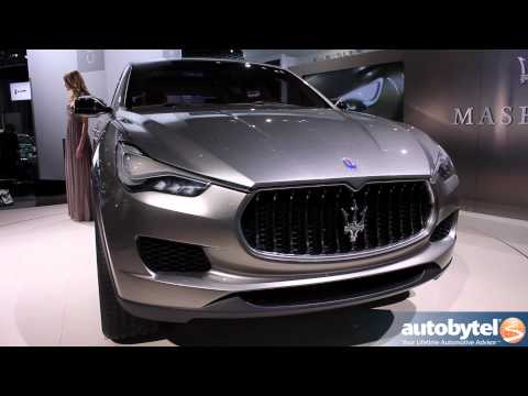 Maserati Kubang luxury crossover concept at the 2012 Detroit Auto Show Video Maserati Kubang luxury crossover concept at the 2012 Detroit Auto Show Video
