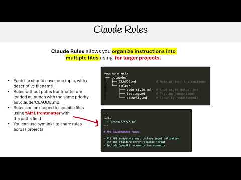Claude Code Essentials - Claude Rules
