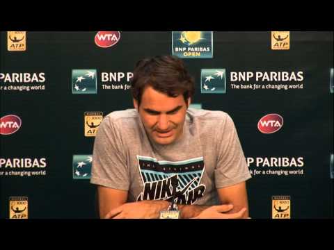 Roger Federer Reacts To Mathieu Win