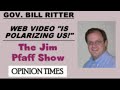 Bill Ritter, Colorado Governor, believes web video is 