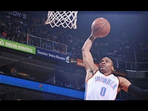 Russell Westbrook Opens the Game With a Steal and Slam