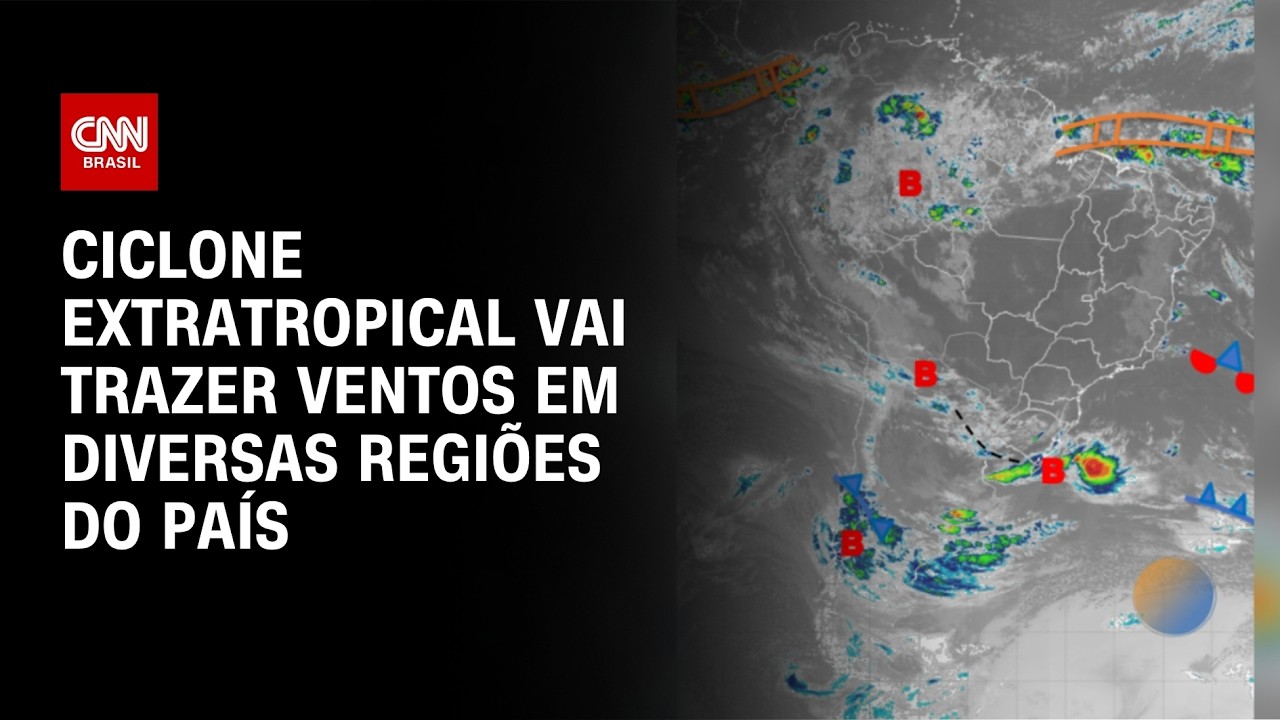 Ciclone "bomba" causará fortes rajadas de vento em diversas regiões do país | CNN NOVO DIA