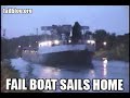 Fail Boat Sails Home