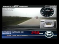 Daytime 357 km/h (223 mph) GPS G-Power BMW M5 Hurricane RS in cold weather on German Autobahn