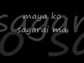 Oh Amira with lyrics by deepak bajracharya