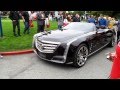 Cadillac Ciel 4-Door Convertible unloads at Pebble Beach