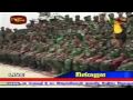 Sri Lanka Army Ceremonially Silences their Guns