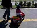 Catalina Brenman motoquera
