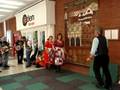 Dancers in Exeter in the shopping center -1