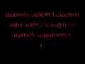 Glowing electron tube