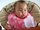 Katie Eating Grapes & Waving