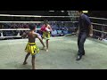 Tiger Muay Thai’s Youngest fighter Pee scores a KO via BODY KICK