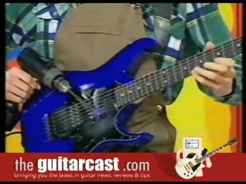 How to play guitar with a power drill