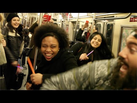 Dj Dance Party no Metro de Nova Iorque