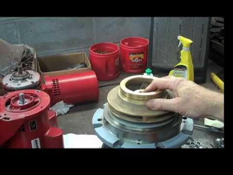 how to rebuild pump motor