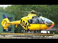 Rettungshubschrauber Christoph 31 Landung und direkt folgender Alarmstart