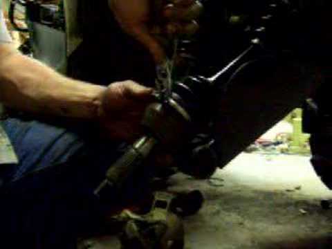 how to remove cv boot clamp