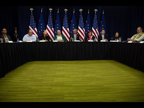 The President Holds a Roundtable with Alaska Native Leaders