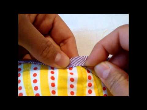 how to self bind a quilt using backing