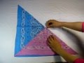 [Z's file 1-eng]Making of an Eco-Bag 1 (out of Bandanas without a pattern)