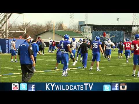 Kentucky Wildcats TV: Coach Mainord Mic'd Up - Spring Football 2014
