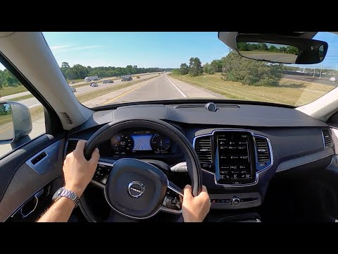2020 volvo xc90 hybrid t8 inscription pov review