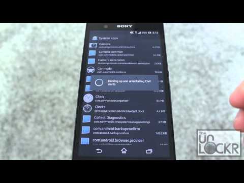 how to open xperia z