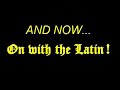 CVTV-4 -  Latin : Lingua Mortua, sed Lingua Ecclesiae, Part 1