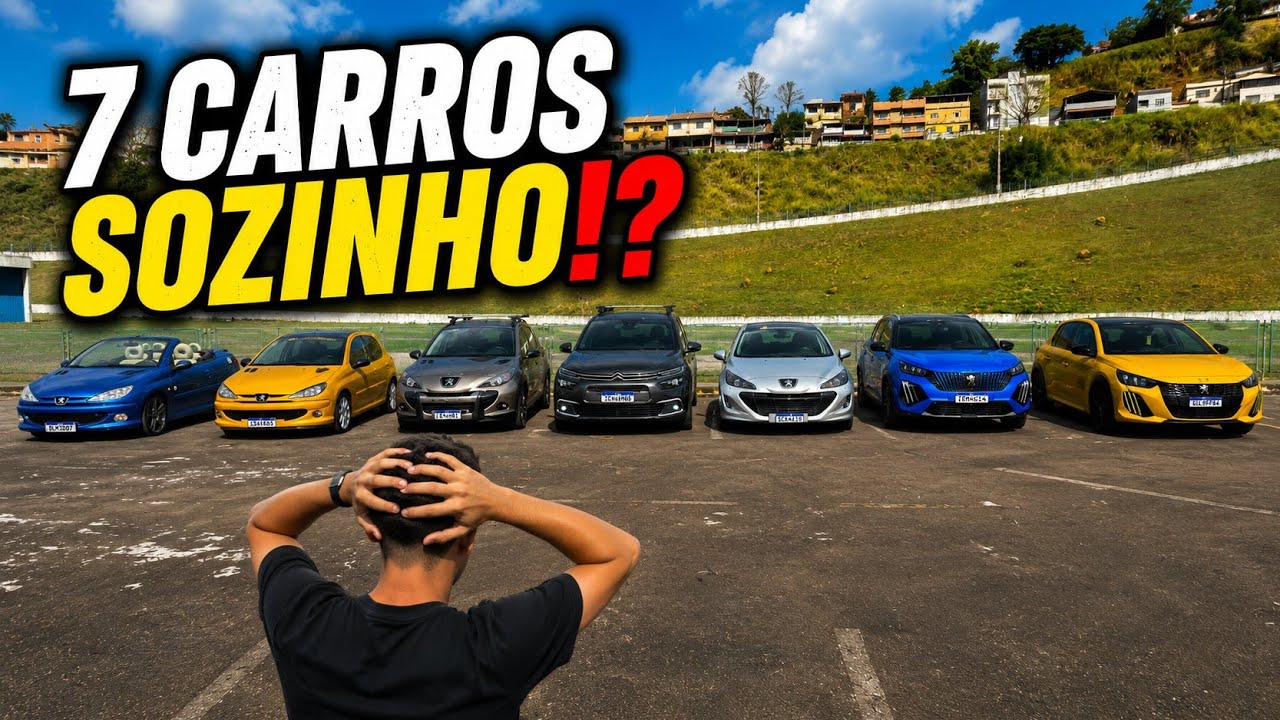 COMO LEVEI 7 CARROS SOZINHO⁉️