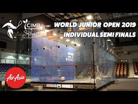 WSF World Junior Open  2019 - Individual Semi Finals Replay