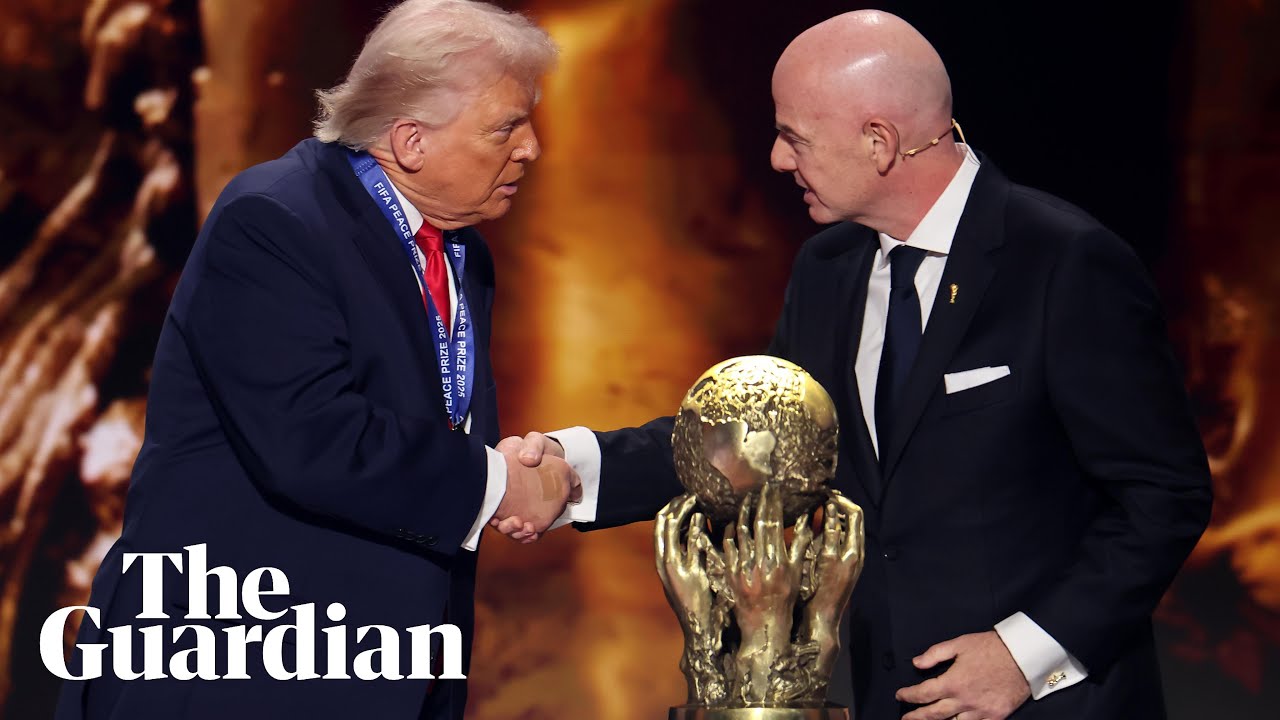 Donald Trump celebrates 'great honour' of winning Fifa peace prize