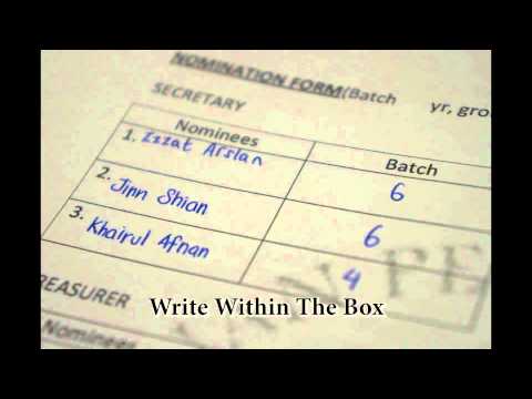 how to fill nomination form