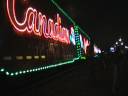 The CP Holliday train pulls in to Kinnear yard
