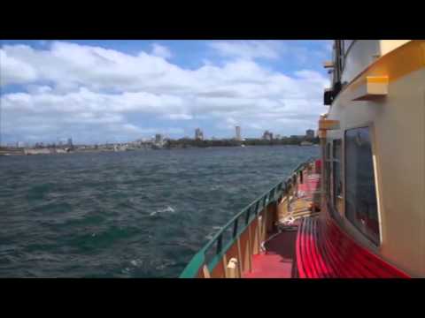 Bound Round kids show what there is to do from a Sydney Harbour Ferry - the North Sydney route