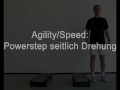 videos de Agility Speed Powerstep seitlich Drehung