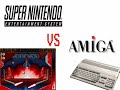the war isn`t over yet. here`s another battle, between the super nintendo (aka super famicom) and the commodore amiga. this time it`s the great 
