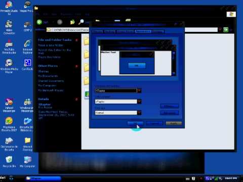 how to apply xp themes