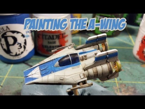 how to paint x wing miniatures
