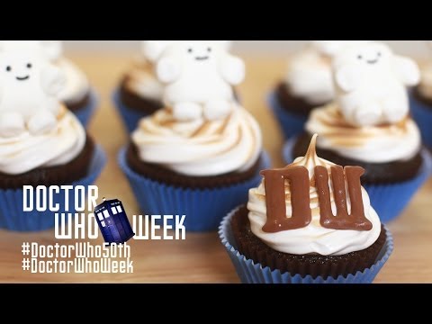 nerdy - Today I made Dr Who Adipose Cupcakes from scratch in celebration of Dr Who's 50th Anniversary! I really enjoy making nerdy themed goodies and decorating them...