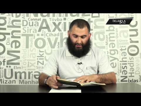 Səid İsrafilov - Şərh əs-Sünnə - Allah təalanın Sifətləri Səid İsrafilov - Şərh əs-Sünnə - Allah təalanın Sifətləri