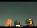 time lapse de la vía láctea