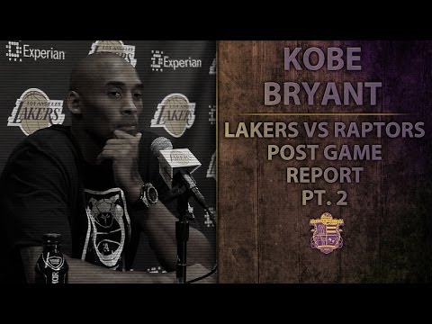 Video: Lakers vs. Raptors, Kobe Bryant: