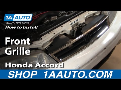 How To Install Replace Front Grille Honda Accord 94-97 1AAuto.com