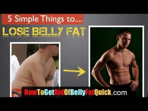 how to get rid of a fat belly