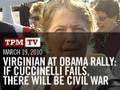 Virginian At Obama Rally: If Cuccinelli Fails, There Will Be Civil War