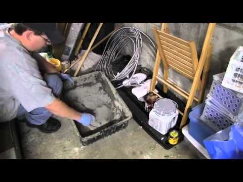 how to patch cinder block foundation