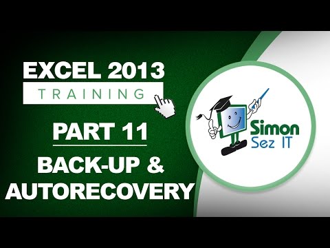 how to recover autosave excel 2007