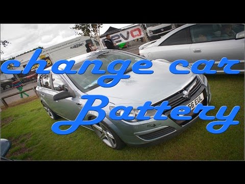 how to change a car battery uk