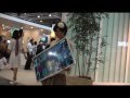 【CEATEC 2011】液晶テレビを持ち歩いてピーアール......シャープ