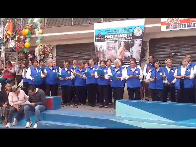 Coro Años Dorados del grupo del Adulto Mayor del IESS de Riobamba.